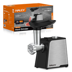 Mașină de Tocat Carne HALEY 2000W, Oțel Inoxidabil, Cutter cu Torsiune Mare, Ușor de Curățat, Port Mare pentru Alimentare