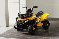 ATV PowerKid 6V – Aventură Electrică pentru Micii Șoferi (2–6 ani, 3–5 km/h) Galben
