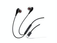 Căști cu Fir Type-C KLGO, Microfon și Control Volum, Compatibile iPhone & Android, 1.2m – Alb și Negru