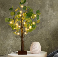 Pom decorativ luminat , Eucalipt