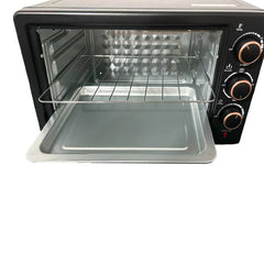 Cuptor electric multifuncțional AT Performance AT-025T, 25L, 1500W, 4 elemente de încălzire, rotisor, timer 60 min