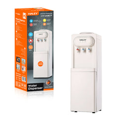 Dozator de Apă HALEY cu Compresor, Apă Caldă și Rece, 550W/95W, Inox, Protecție Copii, Alb