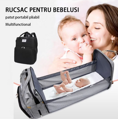 Rucsac 3-in-1 pentru bebelusi,Negru