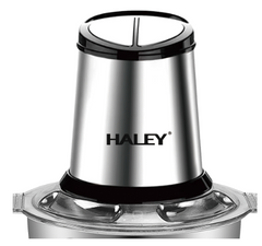 Tocator Universal Electric HY-1220 pentru Carne si Legume, Capacitate 2L, Bol Inox, 4 Lame Premium din Otel Inoxidabil, Motor Puternic 500W