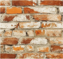 Panou Decorativ Autoadeziv AT Performance®, Model Piatra Roșie, 70x77 cm, Polistiren, Ușor de Montat, Design Mat