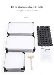 Dulap modular pentru copii, Alb/Albastru, AT PERFORMANCE®, 6 rafturi, durabil, 110cm x 74cm x 37cm