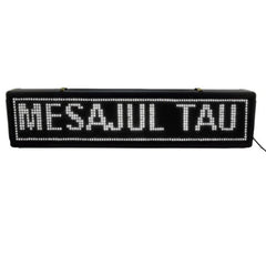 Reclama Luminoasa AT PERFORMANCE 100*20 cm, LED ALB, Cod QR, Vizualizare 120°, Wi-Fi