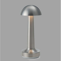 Lampa de birou, At Performance, portabila ciupercuta, 22 cm, Agintie