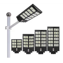 Set 2x Lămpi Solare LED 600W cu Panou Fotovoltaic și Telecomandă – AT PERFORMANCE® | Iluminat Exterior Autonom IP65