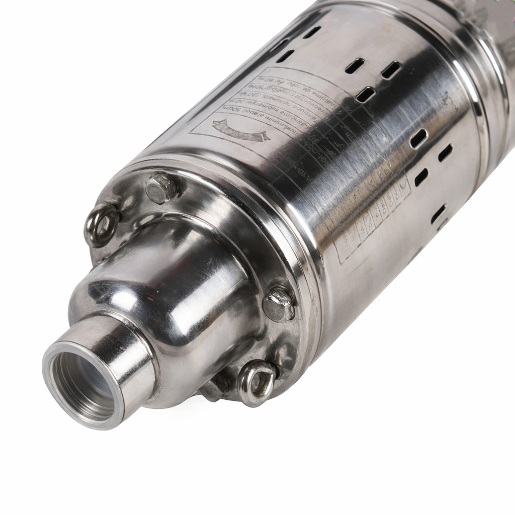 Pompă submersibilă de adâncime AT Performance AT-2038, 1100 W, refulare 120 m, debit 3,6 m³/h, inox