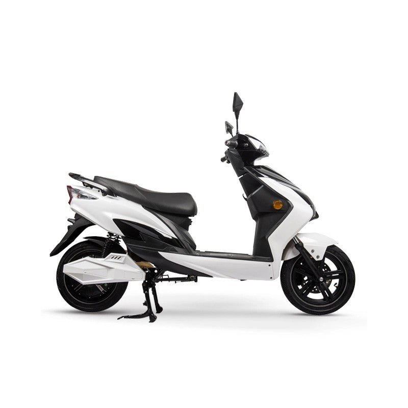 Scuter electric N-MOTO X1, motor Bosch 2020 W, autonomie 75 km, viteză 45 km/h, alb