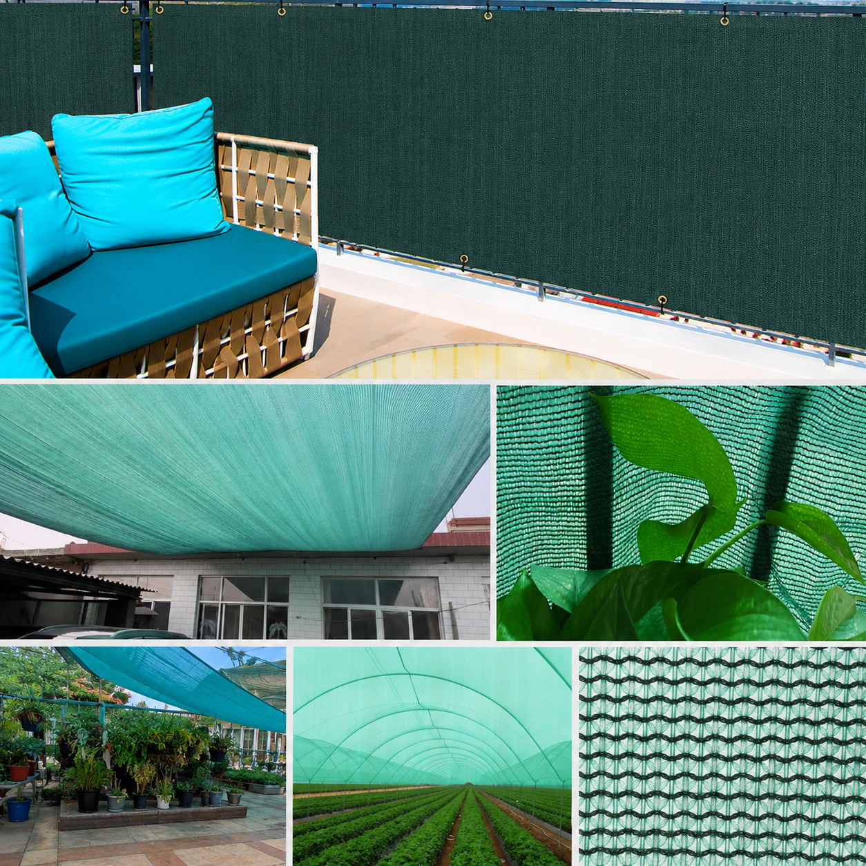 Plasă de umbrire AT Performance AT-2049, HDPE, 2x25 m, grad umbrire 60%, protecție UV, verde
