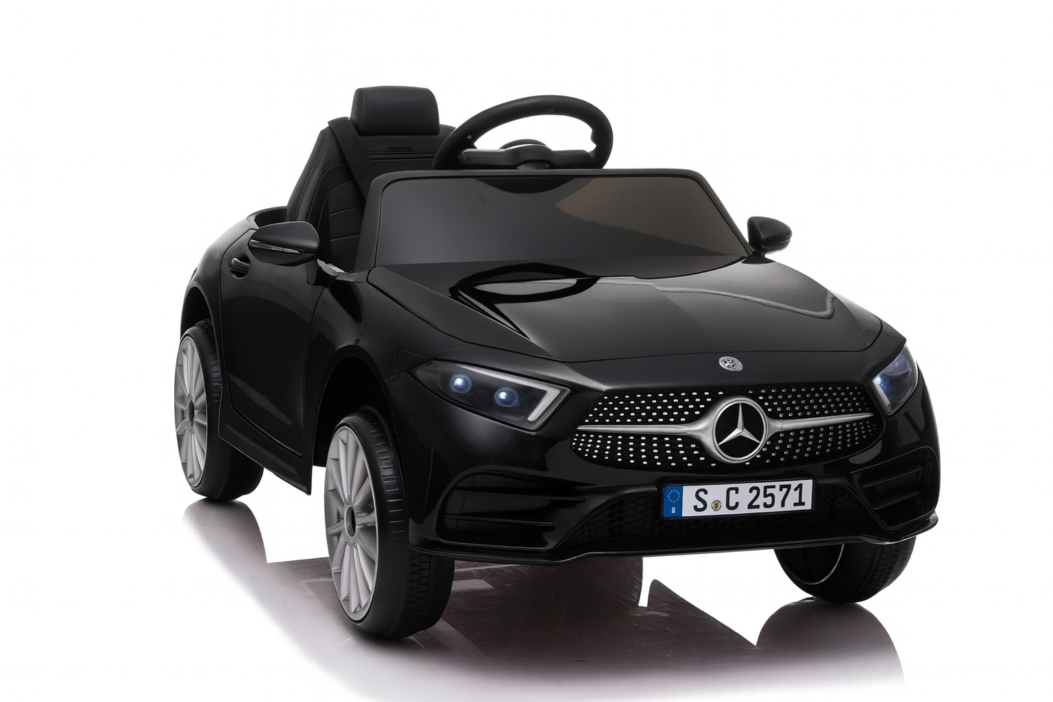 Mașinuță electrică pentru copii AT Performance Mercedes-Benz CLS 350, 12V 4.5Ah, 2 motoare de 18 W, 2-5 km/h