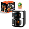 Friteuză cu aer cald AT Performance, 8 L, 2800 W, 10 programe, panou tactil, interior antiaderent