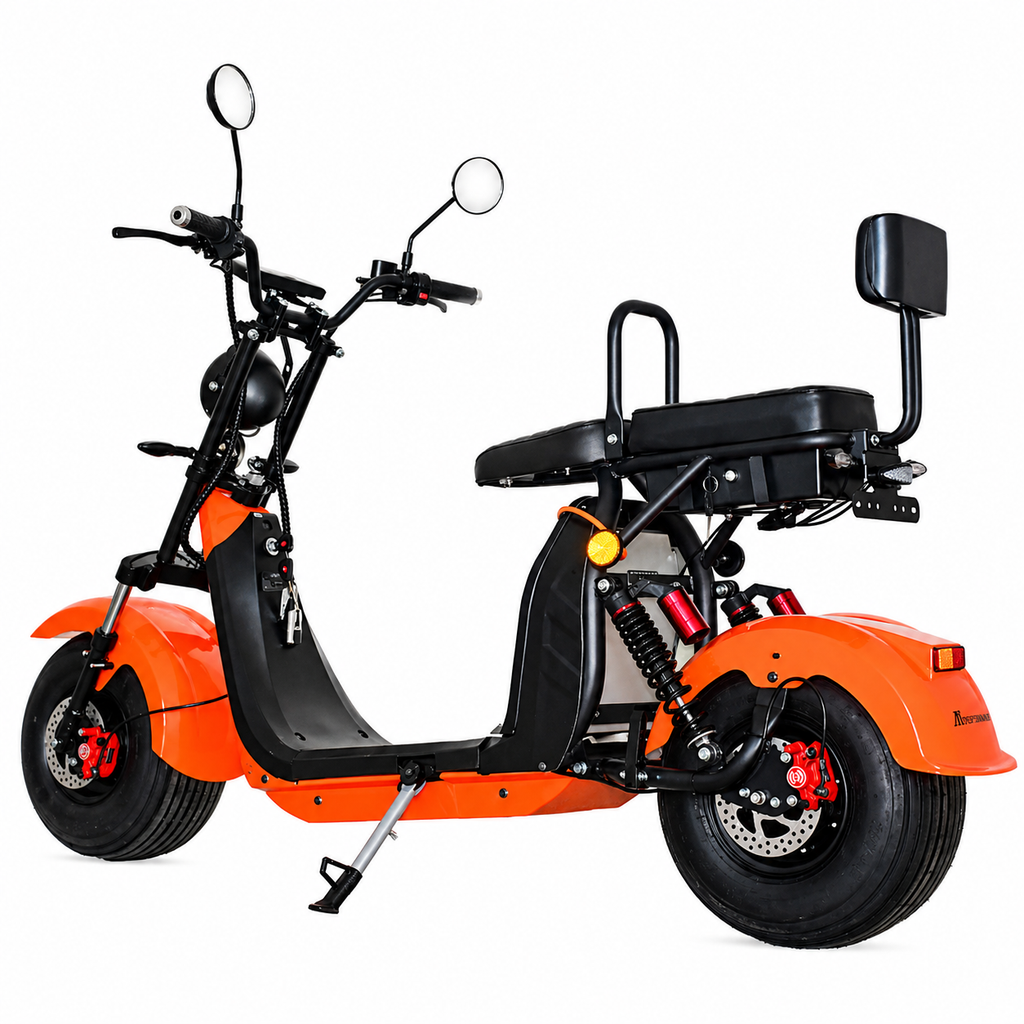 Scuter electric 2 locuri AT Performance, 1500 W, 60V 20Ah, autonomie 45 km, 25 km/h fără permis