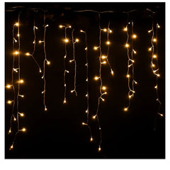 Ghirlandă luminoasă Crăciun 12 metri AT PERFORMANCE® – 300 LED-uri alb rece, decor interior/exterior