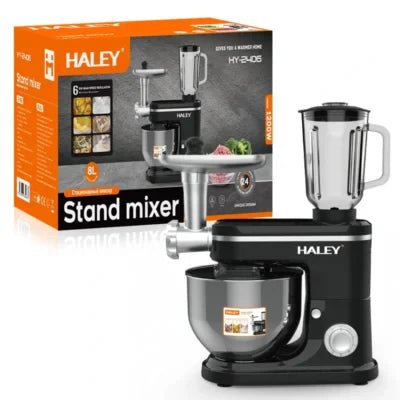 Blender de bucătărie Haley HY-2406 – Capacitate 8L și 6 trepte de viteză pentru rezultate perfecte