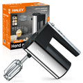 Mixer de mână HALEY, 500 W, 5 trepte de viteză, carcasă inox, 4 tije incluse pentru creme și aluat