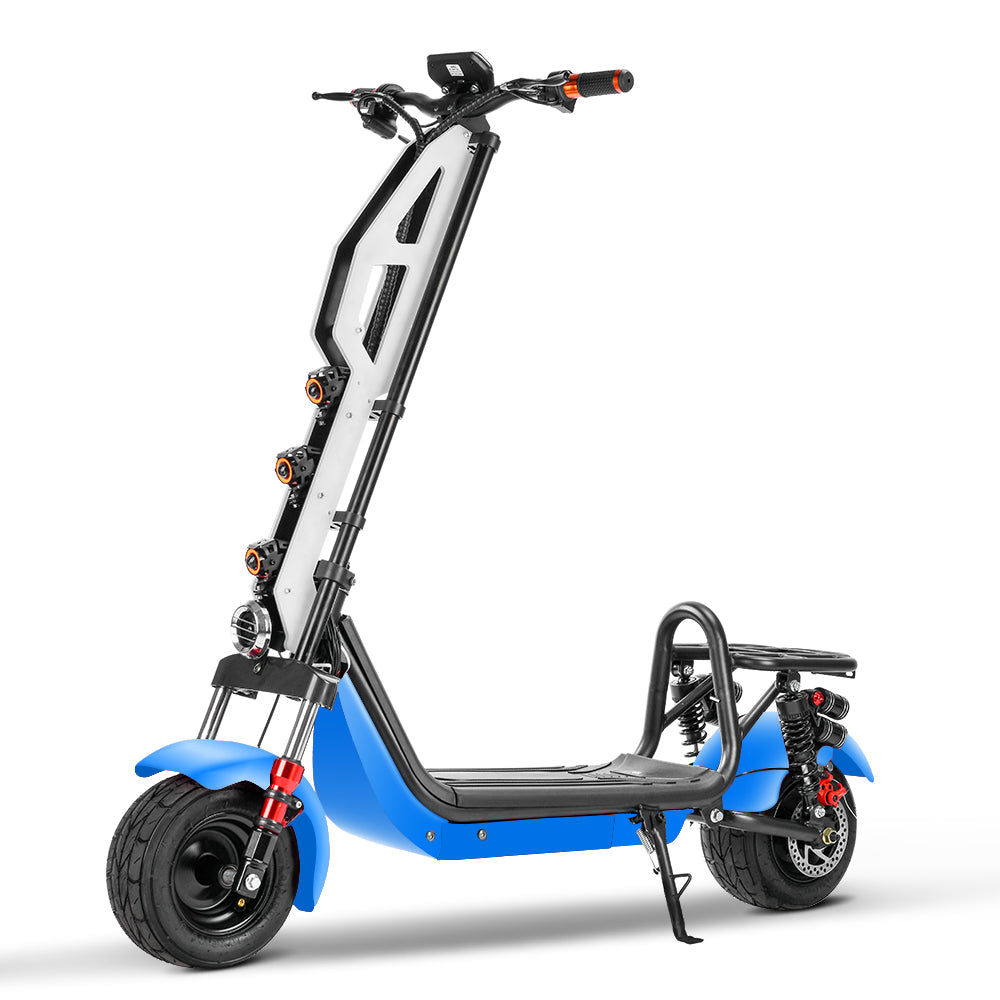Pachet trotinetă electrică off-road AT Performance, 1000 W, 35 km/h, autonomie 45 km, căști KLGO bluetooth