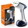Fier de călcat cu abur HALEY, 1600 W, rezervor 350 ml, călcare verticală, albastru cu alb