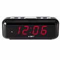 Ceas digital cu alarmă AT Performance, afișaj LED 0,9 inch, format 24h, alimentare 220V sau AAA, roșu