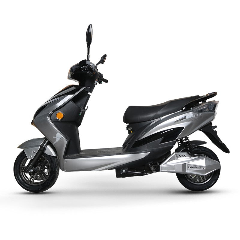 Scuter electric N-MOTO X1, motor Bosch 2020 W, autonomie 75 km, 45 km/h, gri