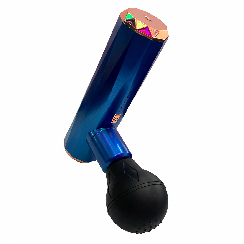 Aparat de masaj muscular AT Performance Mini Fascial Gun, 4000 RPM, baterie 1200 mAh, intensitate reglabilă