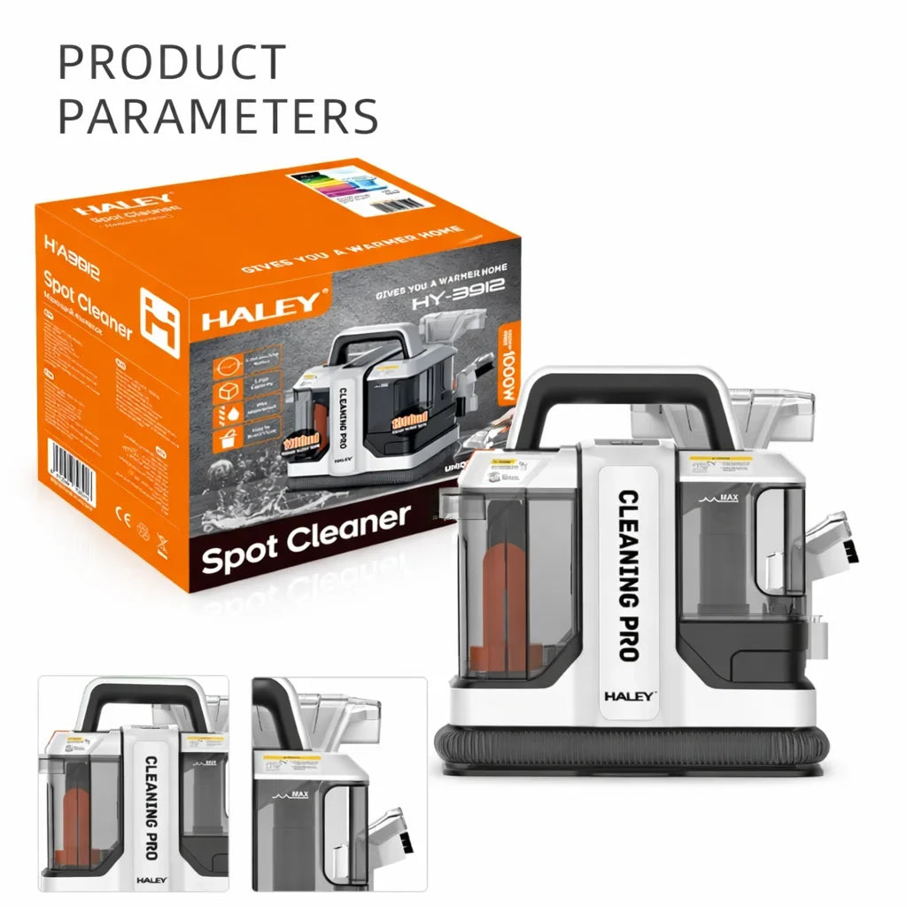 Aspirator cu spălare HALEY HY-3912, 1000 W, injecție-extracție, rezervoare separate