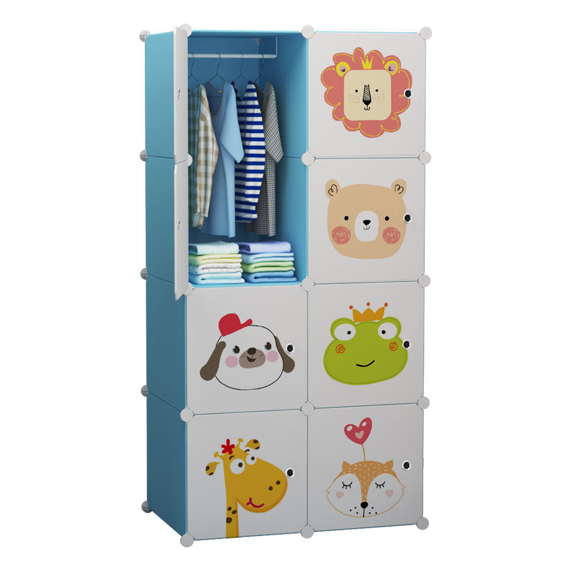 Dulap Modular cu 8 Rafturi AT PERFORMANCE® cu Animăluțe pentru Copii 🦁🐶🐻🐿️🐸