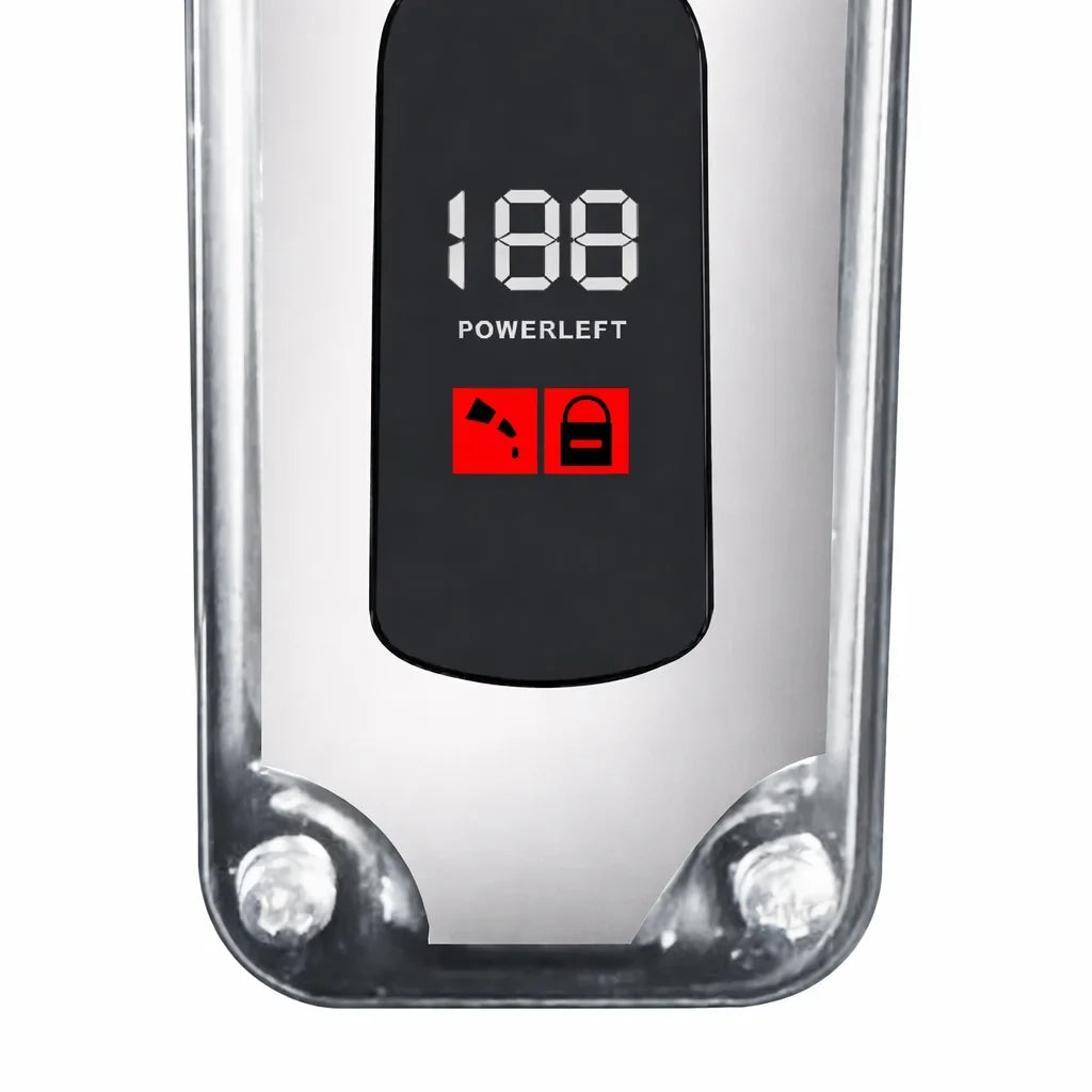 Mașină de tuns HALEY HY-4507, fără fir, afișaj LCD digital, baterie 1800 mAh, autonomie 150 min, lame inox