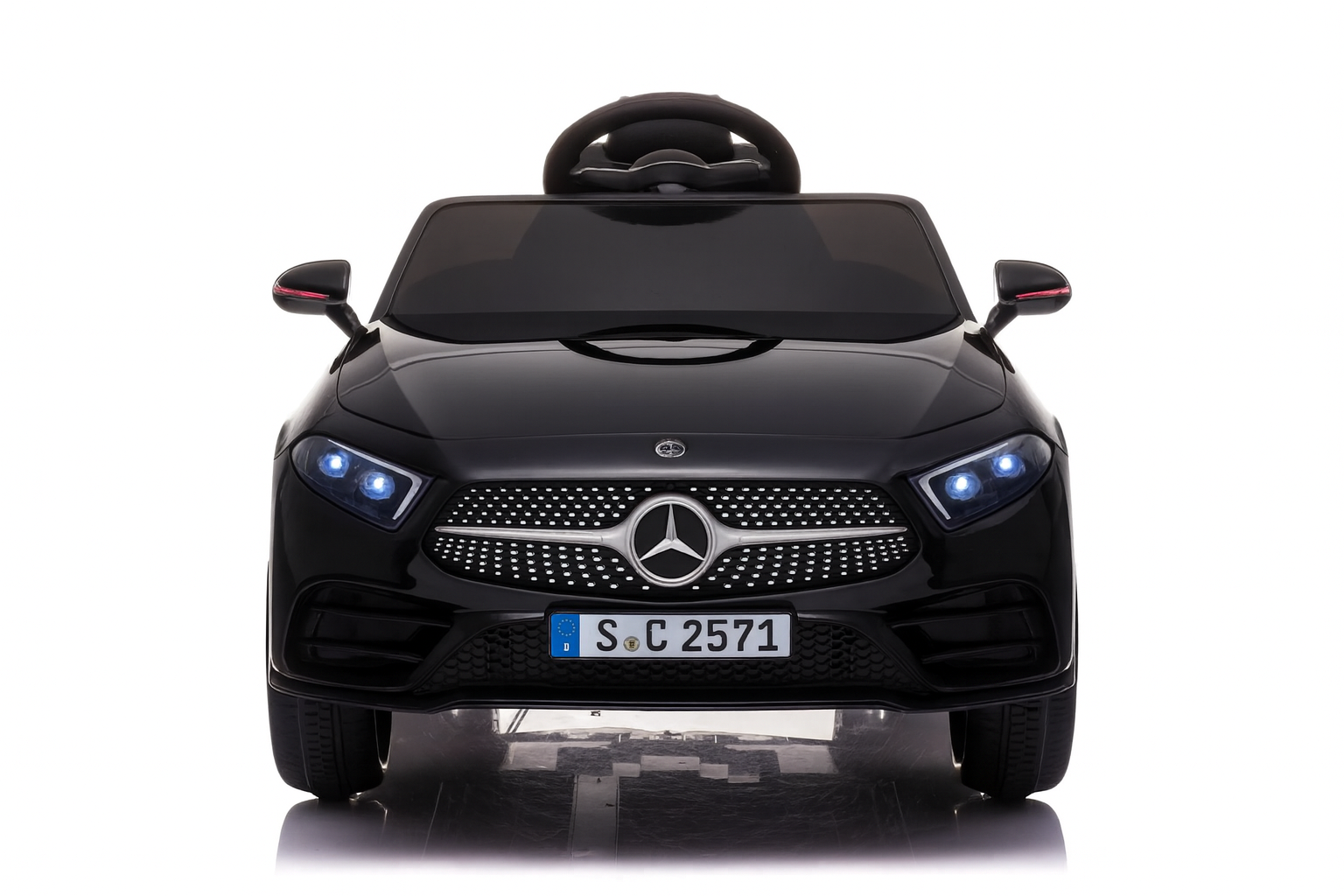 Mașinuță electrică pentru copii AT Performance Mercedes-Benz CLS 350, 12V 4.5Ah, 2 motoare de 18 W, 2-5 km/h
