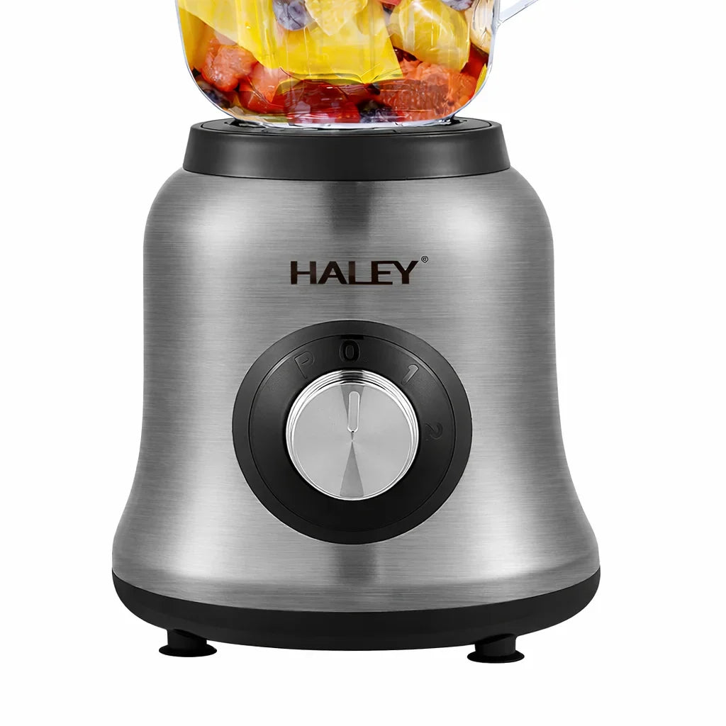 Blender multifuncțional HALEY HY-2941, 1000 W, bol sticlă 1,5 L, râșniță 120 g, 2 viteze