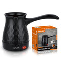 Ibric electric HALEY, 600 W, 0,5 L, corp inox, bază rotativă 360°, protecție la funcționare uscată