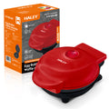 Aparat de gofre mini HALEY, 800 W, plăci duble antiaderente, indicator luminos, roșu