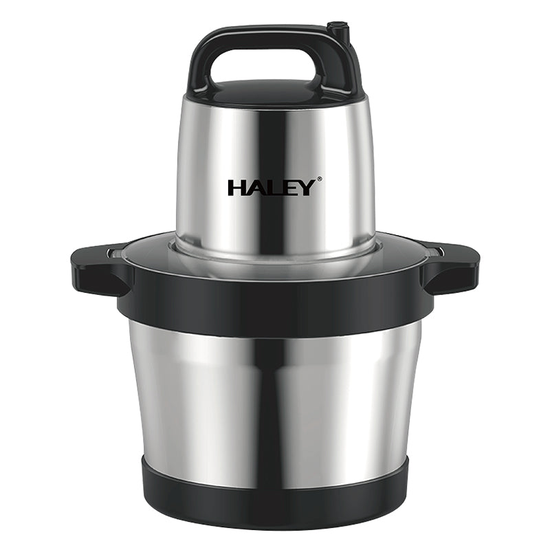 Tocător electric HALEY, 1200 W, recipient inox 6 L, 4 lame din oțel inoxidabil, 2 viteze