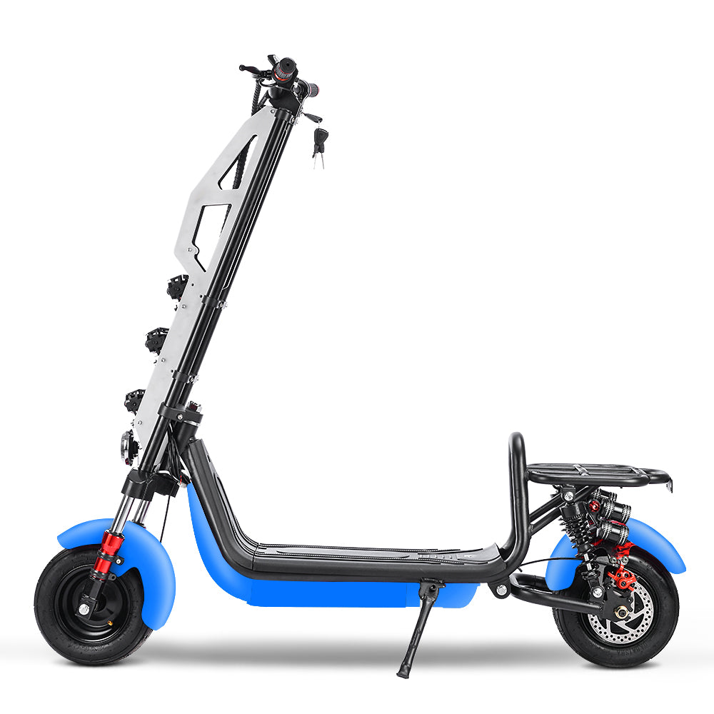 Pachet trotinetă electrică off-road AT Performance, 1000 W, 35 km/h, autonomie 45 km, căști KLGO bluetooth