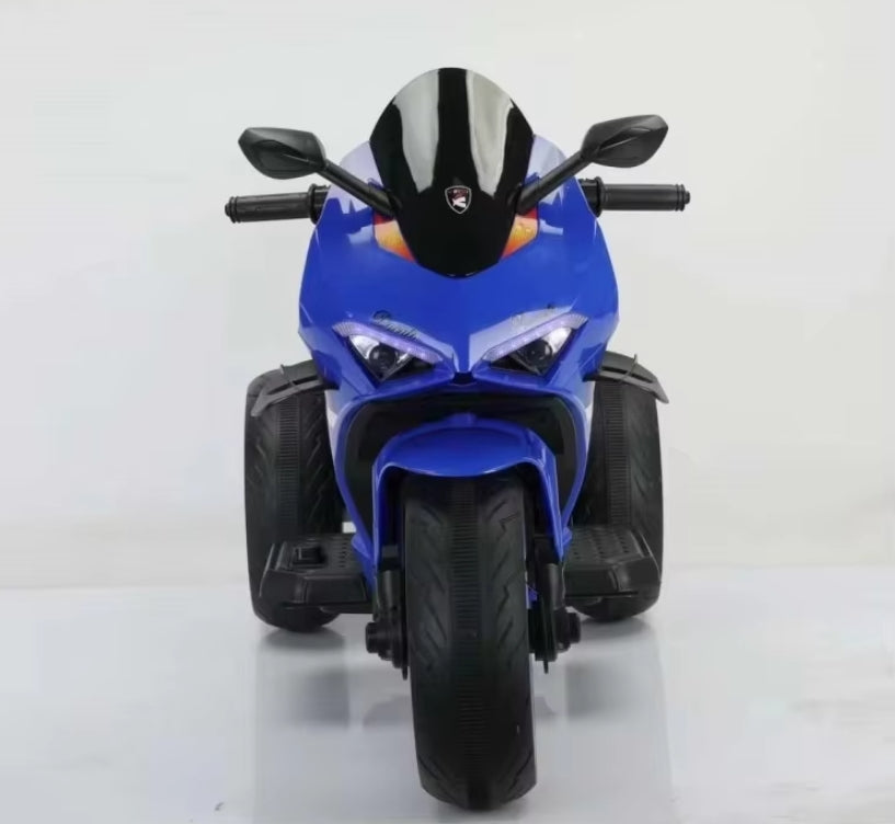 Motocicletă electrică copii AT Performance, 12V, 3 roți, 93x57x48 cm, lumini, 2-7 ani
