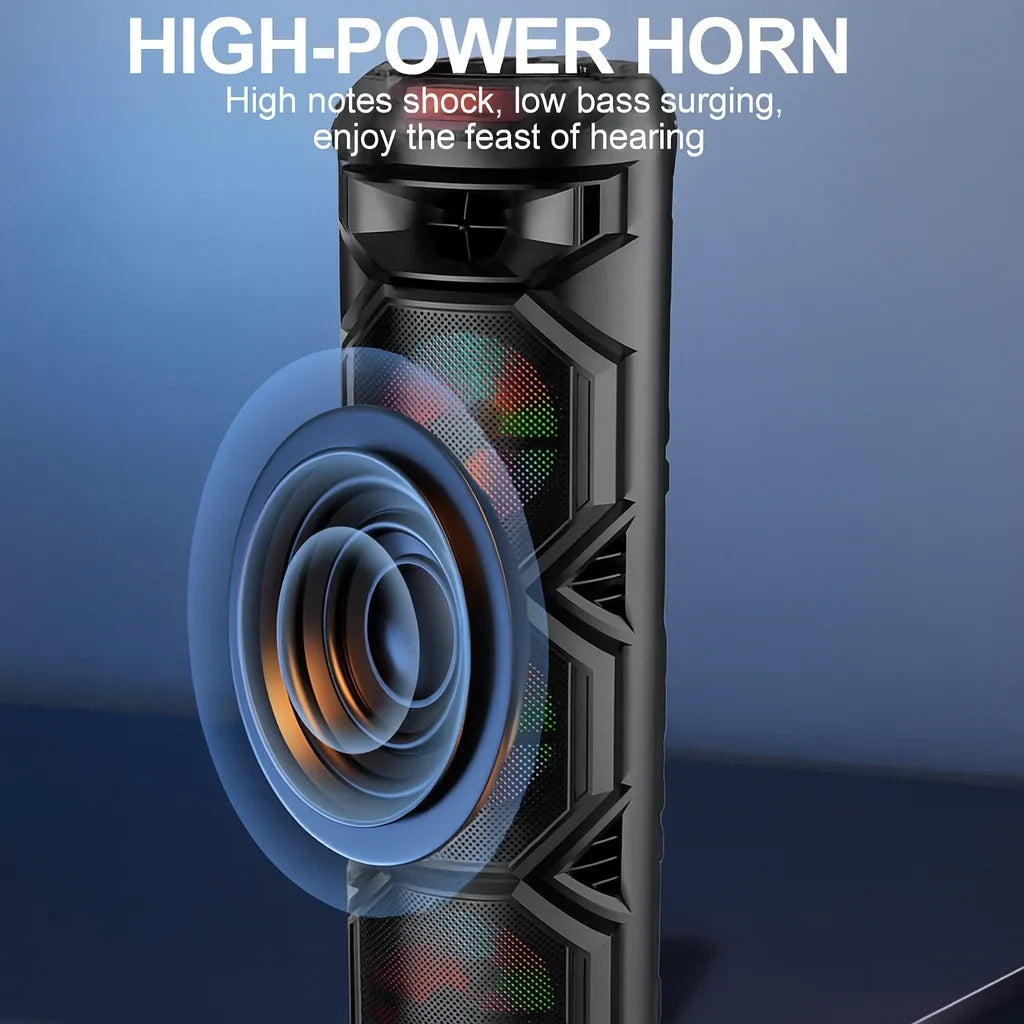 Boxă portabilă party AT Performance ZQS8301, 3x8 inch, 60 W, Bluetooth 5.0, baterie 4500 mAh