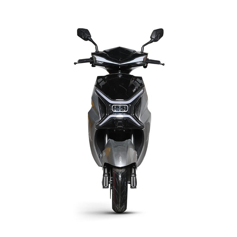 Scuter electric N-MOTO X1, motor Bosch 2020 W, autonomie 75 km, 45 km/h, gri