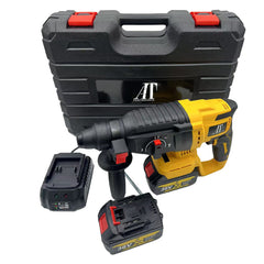 Mașină de Găurit Electrică AT PERFORMANCE® 1680W, 3500rpm, 2 Baterii 36V, 26mm, Fără Fir, Albastru – Putere și Precizie pentru Profesioniști și Bricolaj