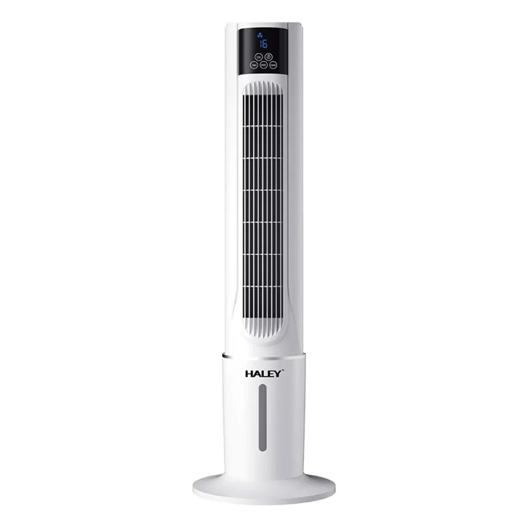 Răcitor de aer tip turn HALEY HY-6117, 2000 W, rezervor 4,5 L, 3 viteze, telecomandă, alb