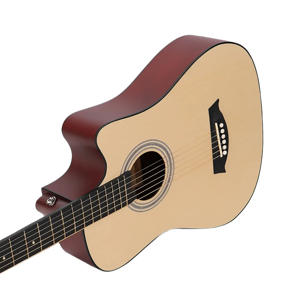 Chitară acustică AT Performance 4/4, lemn de tei, corzi din nailon, 20 taste, lungime 95 cm, finisaj lucios