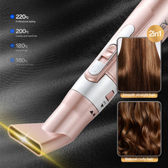 Uscător de Păr 7 în 1 HALEY – Ondulator Multifuncțional cu Ionizare, Protecție Termică, 800W, Accesorii Incluse, Ideal pentru Coafare Profesională Acasă