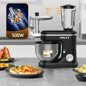 Blender de bucătărie HALEY HY-2406, 800 W, vas inox 8 L, 6 viteze, accesoriu tel, clasa A+
