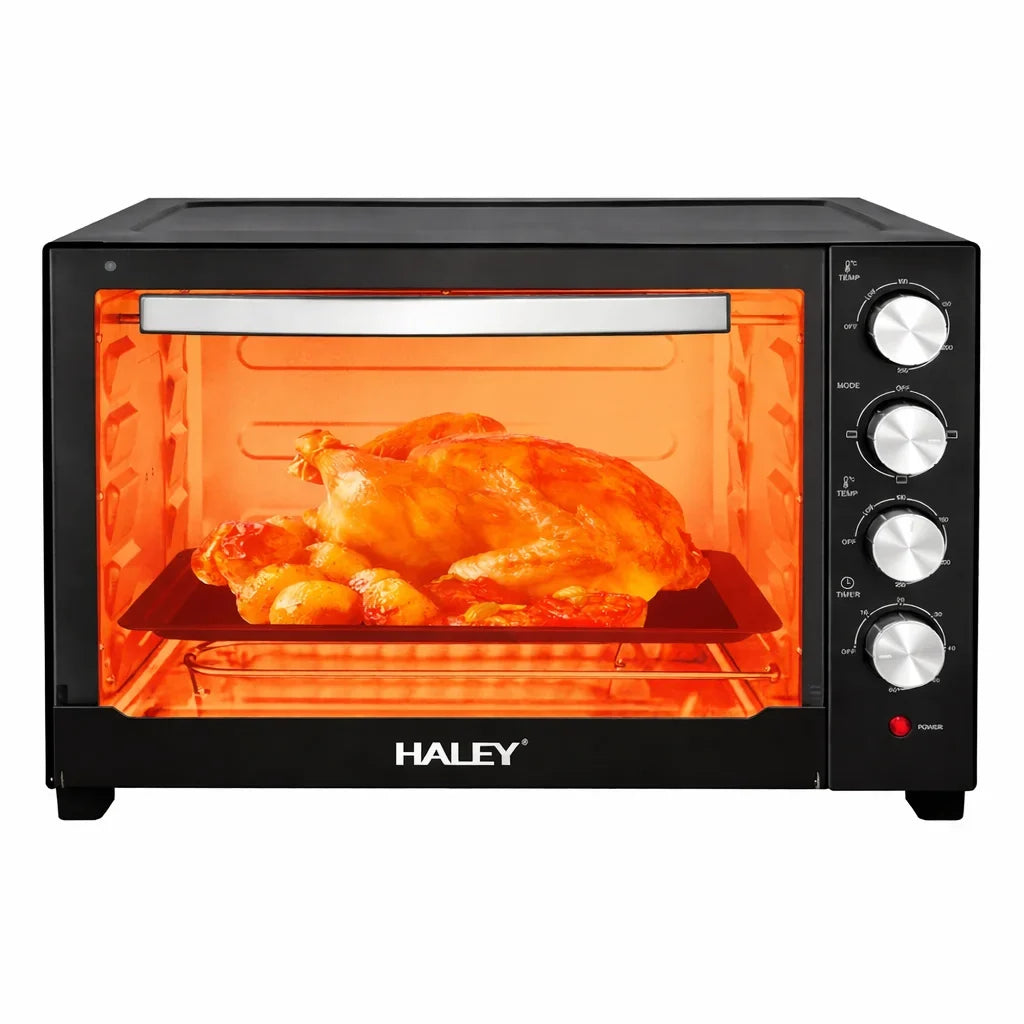 Cuptor electric HALEY HY-5130, 60 L, 2200 W, termostat 80-250°C, temporizator 60 min