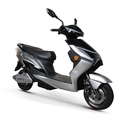 Scuter electric N-MOTO X1, motor Bosch 2020 W, autonomie 75 km, 45 km/h, gri