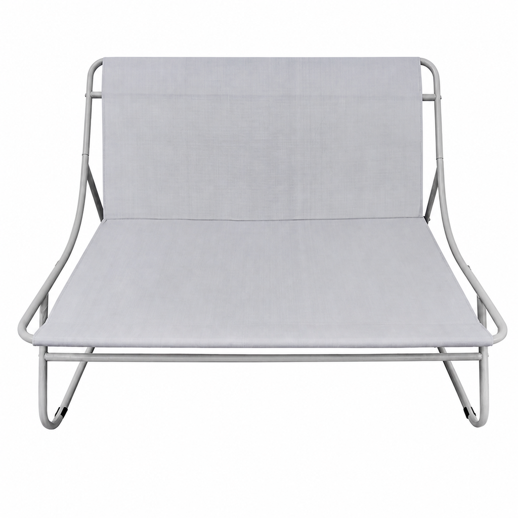 Set mobilier grădină AT Performance, 4 piese, canapea 2 locuri, 2 fotolii, măsuță 60 cm, cadru metalic