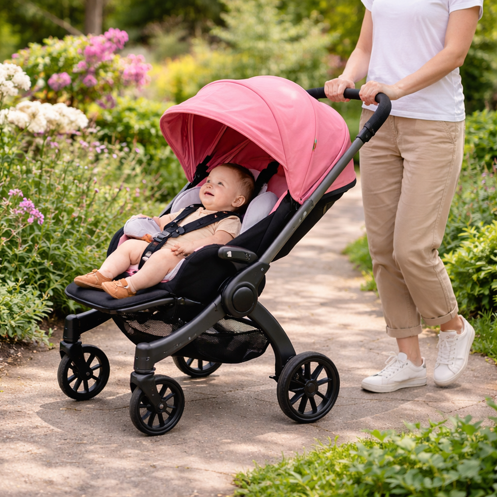 Cărucior 4 în 1 AT Performance stroller plus 2053, landou și scaun auto, 0-13 kg, greutate 9,8 kg
