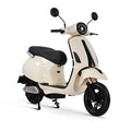 Scuter electric N-MOTO EL3, motor Bosch 1000 W, autonomie 60 km, 72V 20Ah, aplicație mobilă, bej