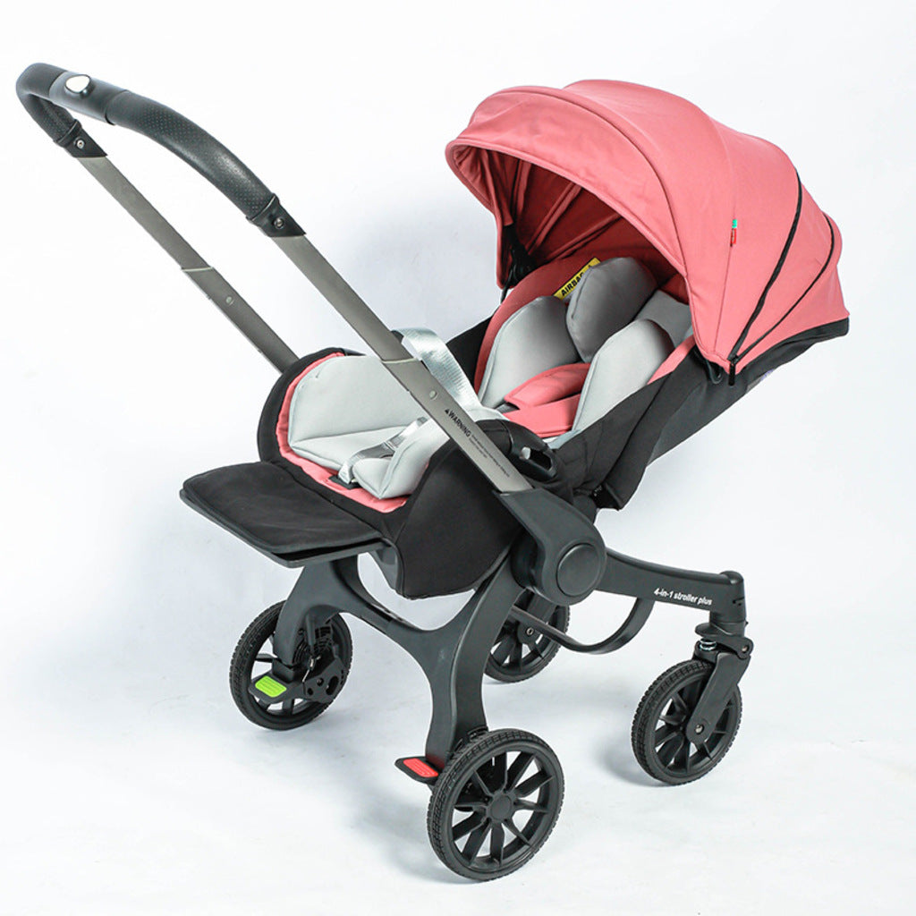 Cărucior 4 în 1 AT Performance stroller plus 2053, landou și scaun auto, 0-13 kg, greutate 9,8 kg